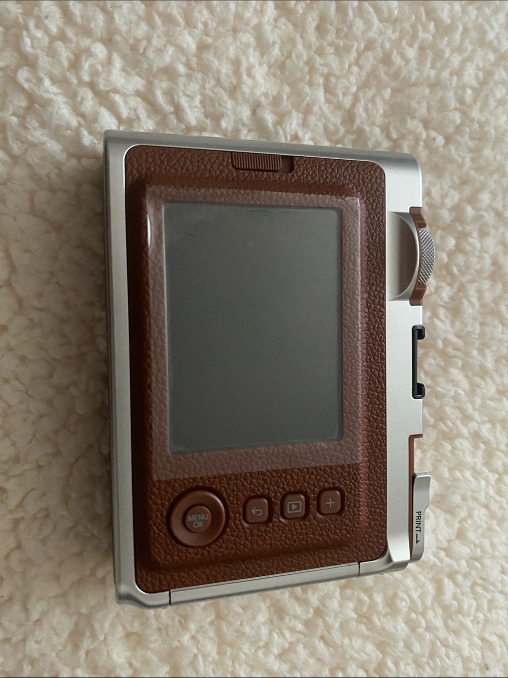 Fujifilm instax mini EVO Brown Retro Instant Camera with Brown Case - Picture 5 of 10